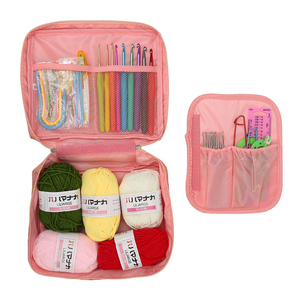 Juego de Agujas de Ganchillo Ergonómicas y Ecológicas con Ganchos de Plástico (20 cm) y Estuche para Manualidades con Hilo de Ganchillo - Product Image 5