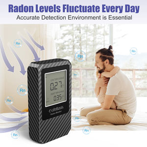 Monitor de calidad del aire de mano, <span class=keywords><strong>medidor</strong></span> de radón, aire interior, suelo, agua, uso, Monitor de radón, pantalla LCD, Detector de radón Digital - Product Image 3