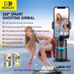 KGB-301 porta fotocamera Selfie telecomando luce flessibile per cellulare assistente fotografico palmare stabilizzato giunto cardanico - Product Image 4