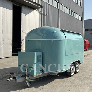 Remorque alimentaire multifonctionnelle en acier inoxydable personnalisable, approuvée CE COC, pour la vente de café, de glaces et de snacks commerciaux - Product Image 5