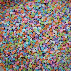 1KG 5MM Non Comestible, Fournitures pour Slime, Tranches de Pâte Polymère, Confettis Ronds, Points, Éclats de Pâte Polymère - Product Image 3