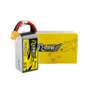 TATTU R-Line Version 4.0 6s Battery 1300mAh 22.2V 120C Battery with XT60 Plug for <b>RC</b> Racing <b>Drone</b> Quadcopter - Product Image 1