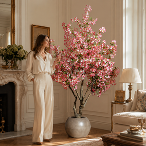 <span class=keywords><strong>Arbre</strong></span> artificiel de luxe Bougainvillea et Fleur de Cerisier avec <span class=keywords><strong>pot</strong></span> lesté pour décoration intérieure et extérieure, événements et mariages, qualité professionnelle - Product Image 4