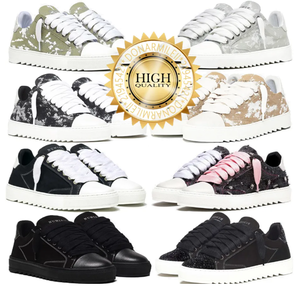 Top Quality Luxury Women Mans Numeris <b>Trainers</b> Casual Shoes Leather Toe Cap Thick Rubber Sole Canvas Runner Shoes - Product Image 1