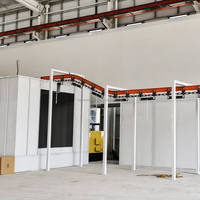 Máquina de Recubrimiento Electrostático en Polvo Equipada con un Horno de Recuperación Ciclónico/Línea de Recubrimiento en Polvo para Paneles Metálicos
