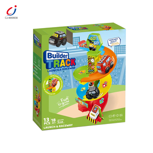 Chengji rotatif Parking <span class=keywords><strong>Garage</strong></span> jouet dessin animé coloré éducation aventure Preshcool course piste coulissante jouet cloche piste tour jouet - Product Image 5