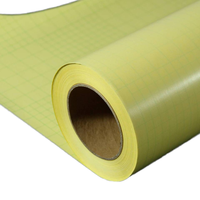 Film de stratification à froid en PVC mat de haute qualité transparent avec papier de support jaune