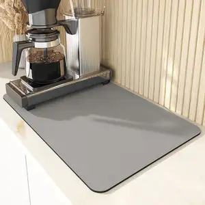 Diskon matras penguras piring laci dapur produk kreatif baru keset meja Pengering Modern Bar kopi