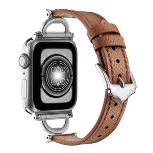 Pulsera <span class=keywords><strong>de</strong></span> Cuero para Mujer, <span class=keywords><strong>Correa</strong></span> <span class=keywords><strong>de</strong></span> Metal <span class=keywords><strong>de</strong></span> Lujo para <span class=keywords><strong>Apple</strong></span> <span class=keywords><strong>Watch</strong></span> Band Ultra 8 49mm IWatch 8 7 6 SE 5 3 41mm 45mm 40/44mm - Product Image 3