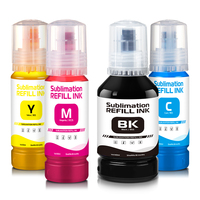 Kit de recharge d'encre de sublimation 4 couleurs 100 ml pour imprimante Epson ET-3210 L3258 L121 L120 EcoTank de bureau