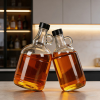 Botella Reciclable de Gran Capacidad para Vino Tinto de California, Vodka y Whisky, 500ml/1L/1.5L/2L/3L/4L/5L, Venta al Por Mayor