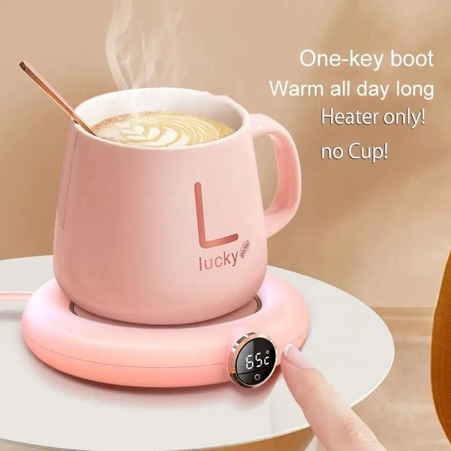 Coffee Mug Warmer Warm Coaster Smart Heating Cup Thermal Insulation Constant Temperature Coaster Heating Pad Desktop