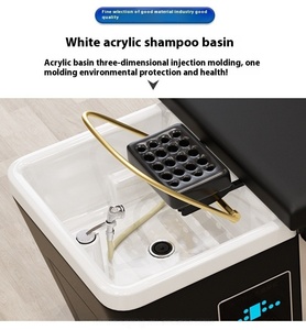 Fauteuil de lavage de cheveux Winplus, fauteuil de salon de thérapie aquatique, massage thaïlandais, spa capillaire, lit de shampooing de salon <span class=keywords><strong>sans</strong></span> raccordement à l'eau - Product Image 6