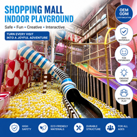Équipement de parc de jeux intérieur pour enfants, aire de jeux souple commerciale personnalisée pour centre commercial et parc d'attractions
