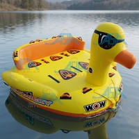 Bateaux gonflables pour 5 personnes, adultes et enfants, canapé flottant géant, canapé d'eau, tubes de ski nautique, canard gonflable