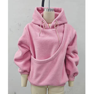 OEM/ODM Vente en gros de sweat-shirt pour couple, chat et chien, avec broderie 3D, design de dessin animé, mode d'hiver, chaud, respirant, coupe-vent - Product Image 4