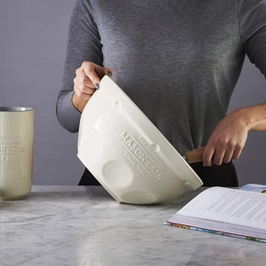 Cuenco de mezcla de cerámica basculante con soporte de agarre, utensilio de cocina resistente al barro, <span class=keywords><strong>5L</strong></span> - Product Image 2