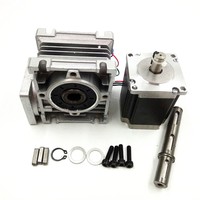 Moteur à courant continu sans balais à vis sans fin 80w 100w 120w 180w 200w 400w 80mm moteur BLDC 12vV 24V 48V Nema23 34 réducteur planétaire