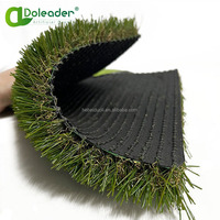 Tapis d'herbe artificielle Duoli, haute qualité et prix bas, herbe synthétique artificielle en gros pour jardin