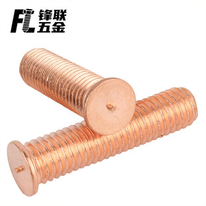 Tornillos Soldados Recubiertos de Cobre Fenglian M3 M4 M5 M6 M8 M10 DIN912 Grado A de Acero al Carbono para Equipos de Transporte Ferroviario - Product Image 3