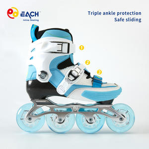 Popular Profissional Inline Speed Racing Patins Saudável Chassis De Alumínio E Liga De Carbono Elegante Design Ajustável Rolo - Product Image 6