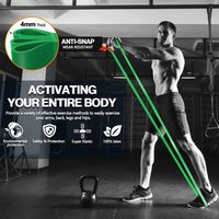 Bandes de Résistance Sportives Durables en TPE Essence RB5 – Kit de Flexibilité des Mains 6x Bandes Élastiques de Fitness pour Hommes pour l'Entraînement du Corps Entier