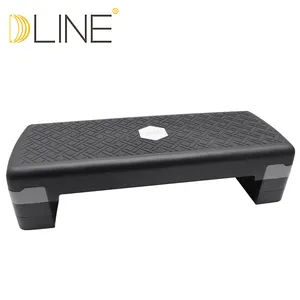 Adjustable PVC ABS aerobic step platform/custom aerobic stepper board for gym fitness