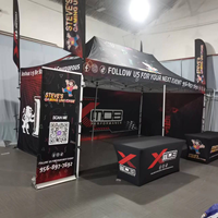 Großhandel Wasserdichtes 10x20ft Aluminium Messezelt Ausstellungs-Event-Pavillon Gazebo Faltbares Bedrucktes Zelt