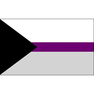 Demi-asexual flag