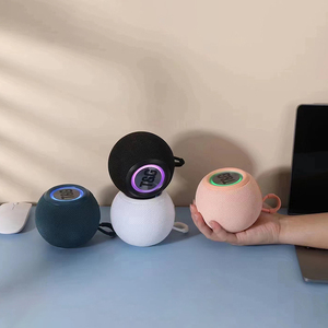 Mini altavoces BT de tela resistente al agua con Supergraves portátiles inalámbricos, caja de altavoces de música HIFI con luz LED de colores - Product Image 3