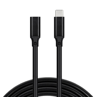 Hohe Qualität USB 3,0 TYPE-C Männlichen zu Weiblichen USB-C Verlängerung Kabel 1M