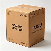 Boîte d'emballage pour machine à laver personnalisée avec impression sur mesure, carton ondulé résistant et imperméable, cartons d'expédition