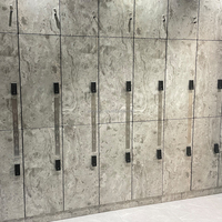 Nouveau design, casier ignifuge en stratifié HPL phénolique de marque AOGAO Guangdong pour colis et vestiaires de salle de sport
