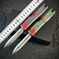 Couteau de poche pliant tactique UT Outbreak pour le camping en plein air, la chasse, la survie, en acier inoxydable 8Cr13MoV, manche en aluminium aéronautique, EDC