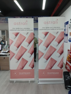 Fabbricazione di prezzi di fabbrica Roll Up banner stand pubblicità all'ingrosso in alluminio Roll Up Banner Stand per pubblicità e promozione - Product Image 2
