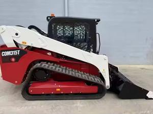 Produktivitas tinggi CDM315T selip Steer Loader Multi fungsi dengan garpu Blower salju & lainnya untuk penggunaan bulat Tahun - Product Image 3