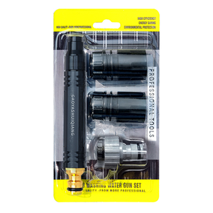 Pistola de lavado de coches portátil al por mayor, pistola de agua de alta presión, boquilla negra para riego doméstico - Product Image 4