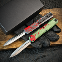 Couteau de poche pliant tactique UT Outbreak pour le camping en plein air, la chasse, la survie, en acier inoxydable 8Cr13MoV, manche en aluminium aéronautique, EDC