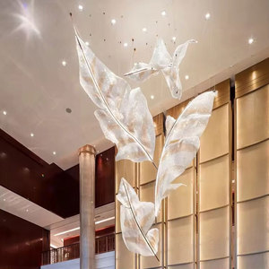 Pendant Lights Luxury <strong>Design</strong> Indoor Decoration Light Big Hotel Lobby Hall Church Staircase Custom Large <strong>LED</strong> Crystal Chandeliers - Product Image 2