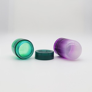 Frascos de vidrio transparente resistentes a prueba de niños, coloridos, de 3.5 onzas, con tapa de domo, para dispensario. - Product Image 3