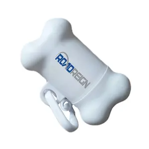 Promotional Custom Plastic Bone Shape Dog Poop Bag Dispenser