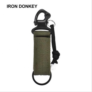 铁驴户外战术钥匙扣装备尼龙丝带钥匙扣衣架鹰钩皮带登山扣背包钩 - Product Image 4