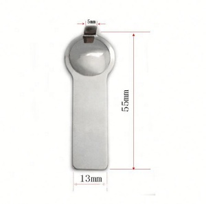 Herramienta de apertura de eslabones para pulseras de dijes italianos de 9 mm, de acero inoxidable chapado en oro de 18 quilates, geométrica, con cristal/diamantes de imitación, unisex, para añadir dijes - Product Image 6
