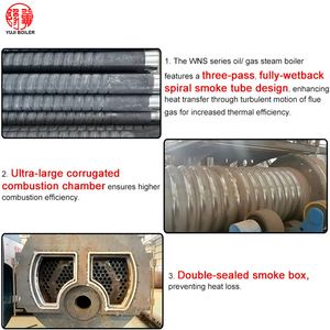 Chaudière automatique de <span class=keywords><strong>condensation</strong></span> de <span class=keywords><strong>gaz</strong></span> naturel de Hydronic de chaudière de 1 ~ 10 tonnes de vapeur actionnée par 199000 Btu - Product Image 2