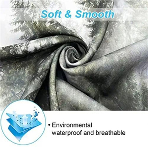 <span class=keywords><strong>Rideau</strong></span> <span class=keywords><strong>de</strong></span> <span class=keywords><strong>douche</strong></span> en tissu polyester imperméable Nature Misty Forest pour salle <span class=keywords><strong>de</strong></span> bain - Product Image 3