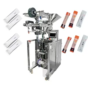 Automatic Back Sealed Round Corner Enzyme Syrup Gel Jello Sachet Honey Liquid Sauce Sachet Packaging Packing Machine