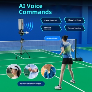 Machine d'entraînement au <span class=keywords><strong>badminton</strong></span> B7Pro intelligente à commande vocale par IA, autonomie de plus de 5 heures, statistiques des données de mouvement pour - Product Image 1