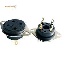 Mable Audio VTB4-ST - Sockets para Tubos Belton / Socket Belton con Pines Dorados para Amplificadores de Guitarra DIY, Hecho en China