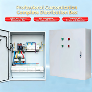 Boîtier de distribution <span class=keywords><strong>d</strong></span>'énergie basse tension intégré compatible avec la boîte de <span class=keywords><strong>compteur</strong></span> <span class=keywords><strong>d</strong></span>'éclairage, <span class=keywords><strong>pour</strong></span> bâtiment résidentiel, contrôle électrique en acier inoxydable - Product Image 2