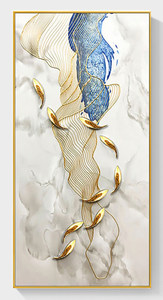Moderne Simple Or Cristal Porcelaine Image Électrique Porte Bloqueur Mètre Boîte <span class=keywords><strong>Art</strong></span> Mural avec Bouche D'incendie Peinture Décorative - Product Image 5
